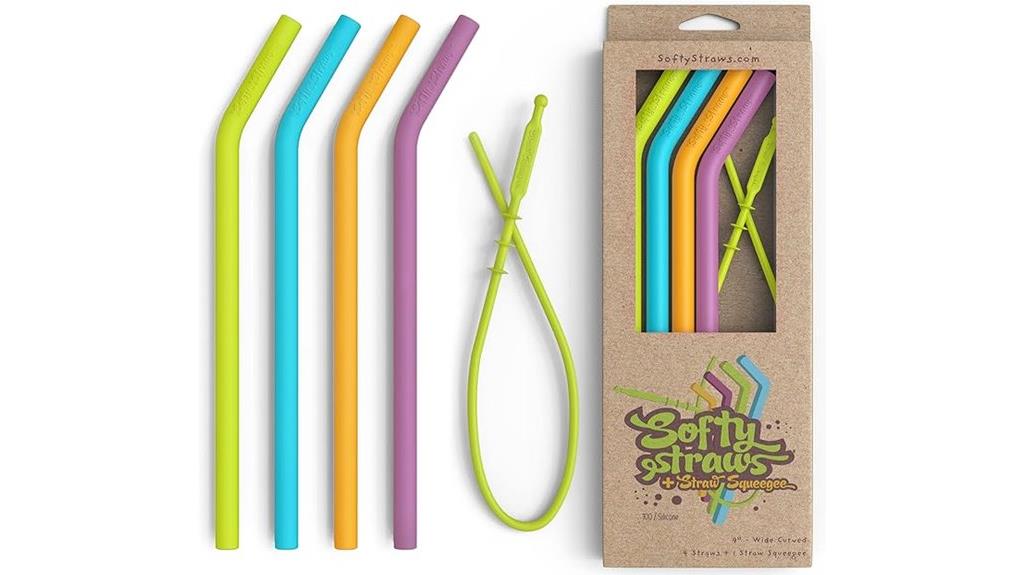 reusable silicone straw