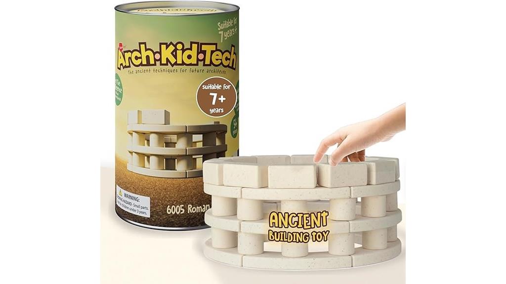 roman themed stem building blocks