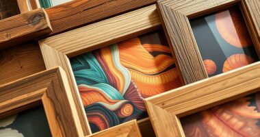 rustic barn wood art frames