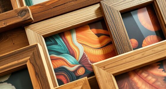 rustic barn wood art frames