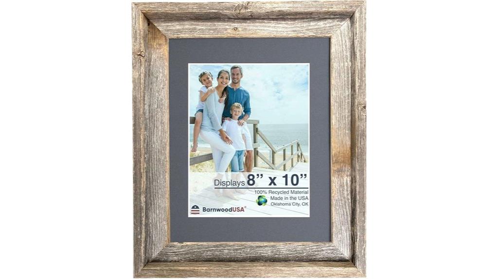 rustic barnwood frames