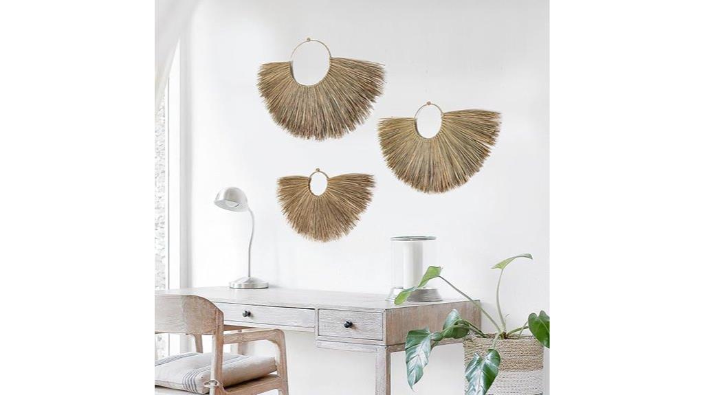 rustic boho woven baskets