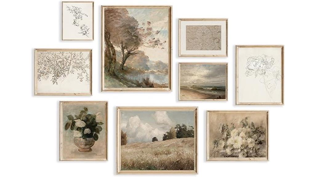 rustic nature flower canvas