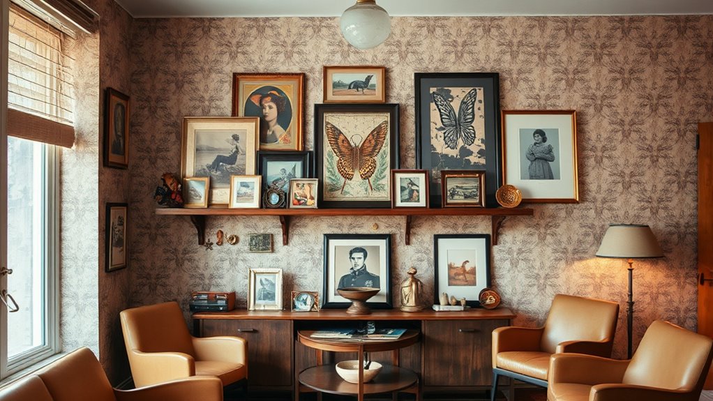 selecting classic vintage artwork