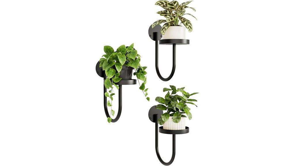set of three plant holders