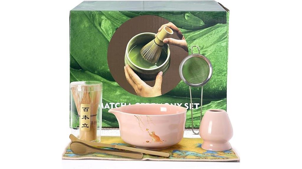 seven piece matcha whisk set