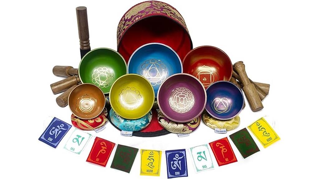seven tibetan singing bowls