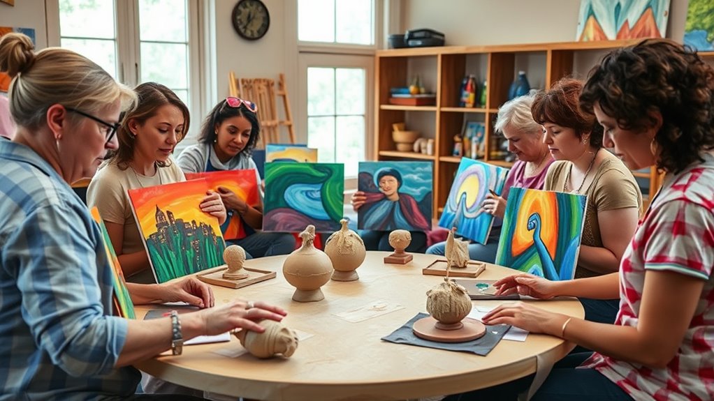 sharing art fosters healing