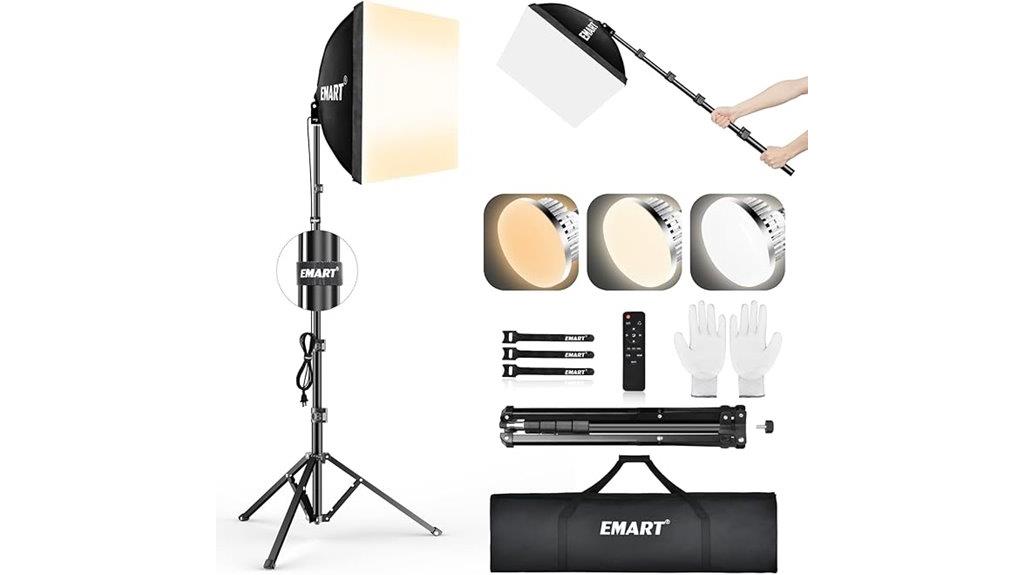 single softbox lighting kit