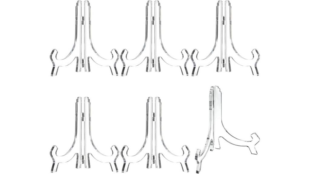 six pack acrylic display