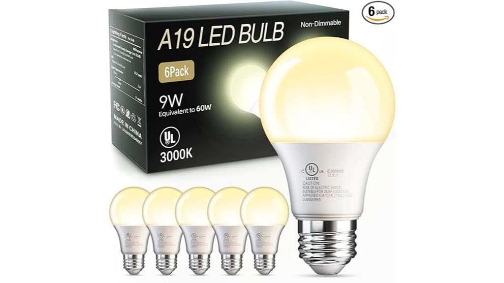 six pack led bulbs