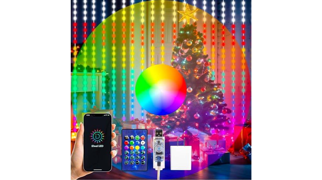 smart rgb curtain lighting