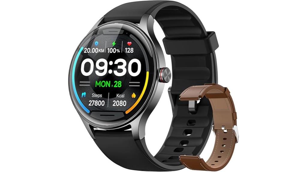 smart watch with two bands