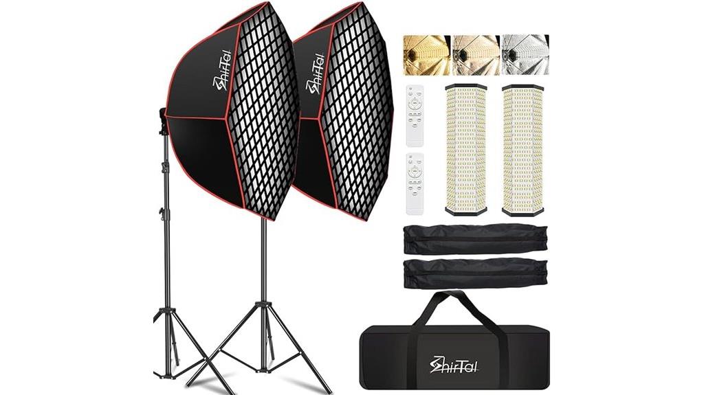softbox led lighting kit