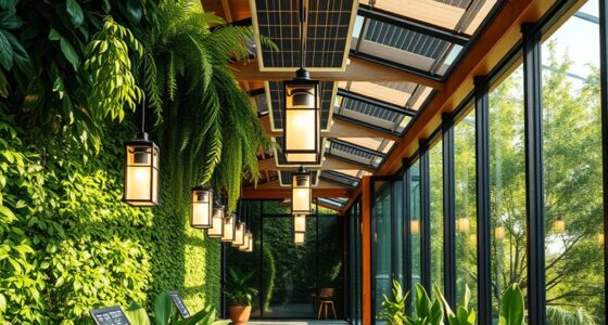 solar powered sustainable lighting
