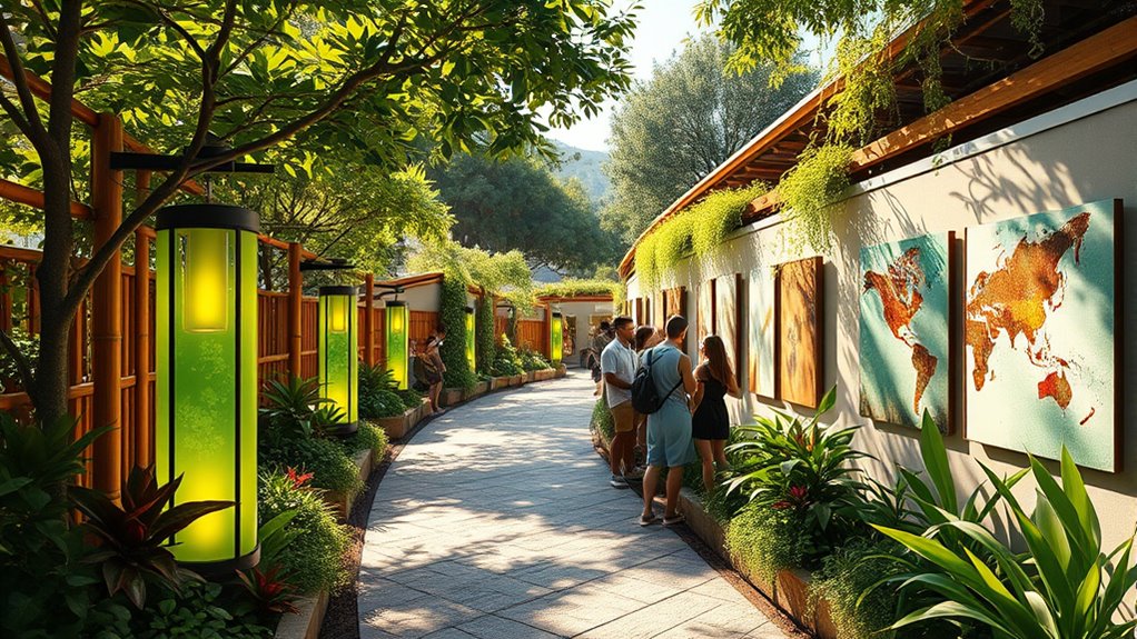 solar powered sustainable lighting