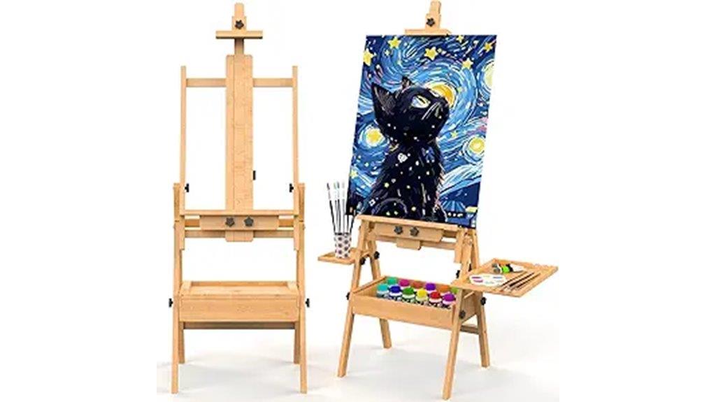 solid beech wood easel