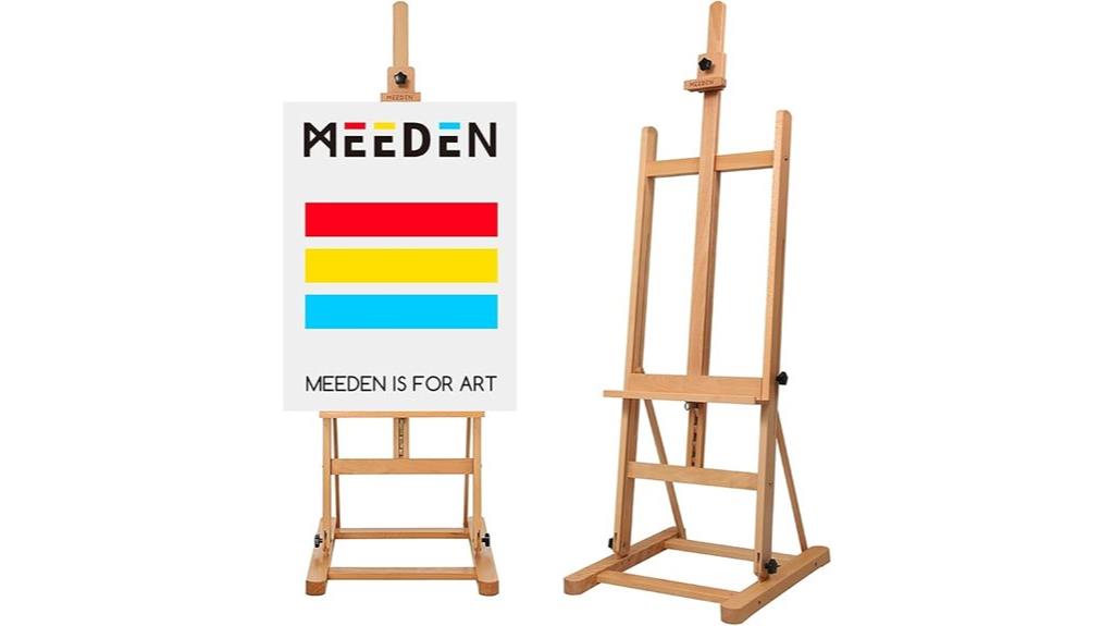 solid beechwood art easel