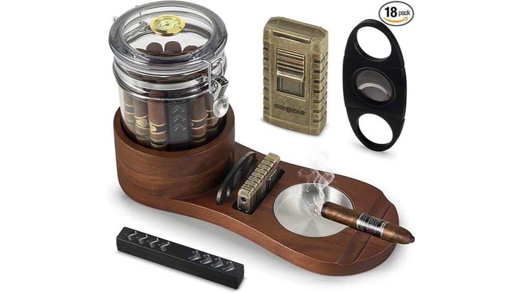 solid wood acrylic cigar kit