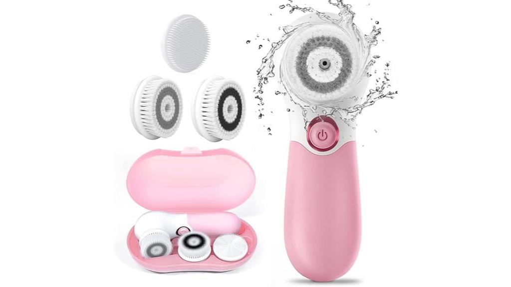 spin brush with 3 heads