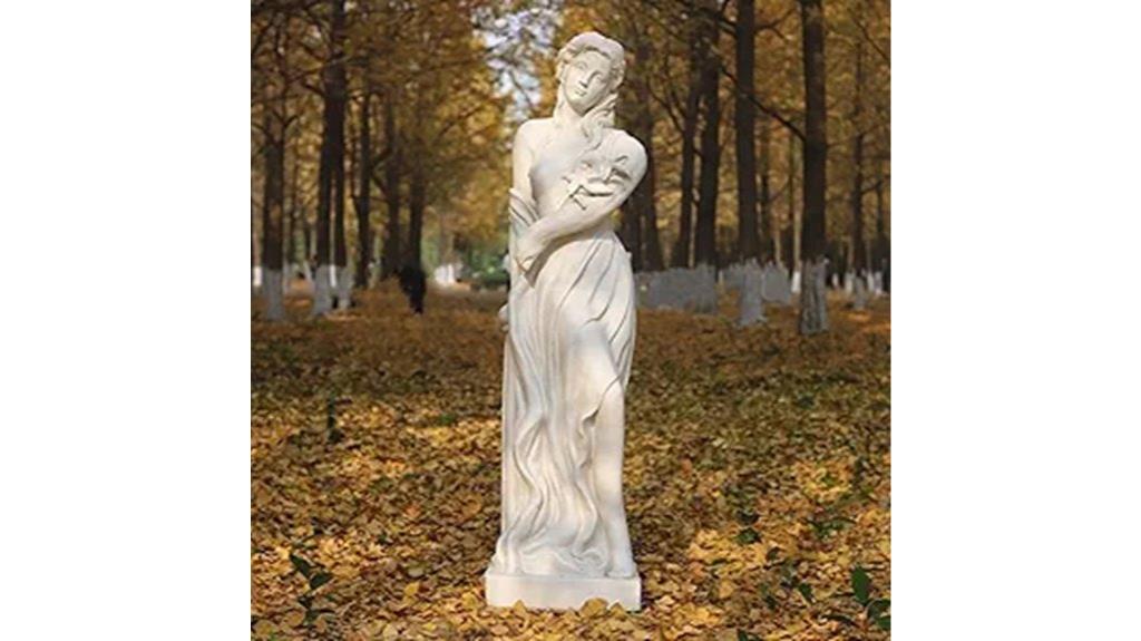 spring flower nymph sculpture