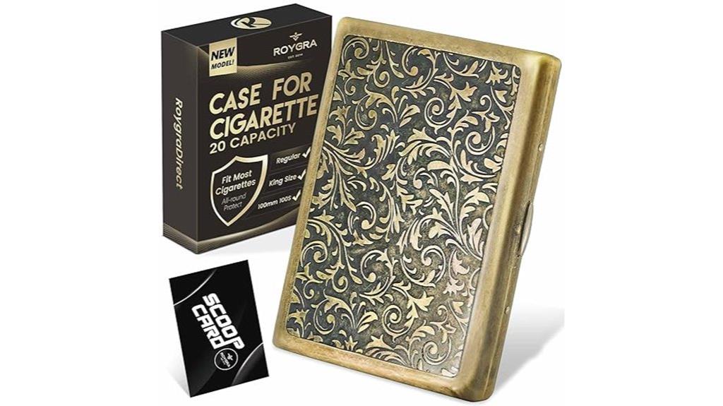 spring loaded cigarette case