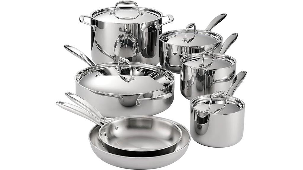 stainless steel 12 piece set