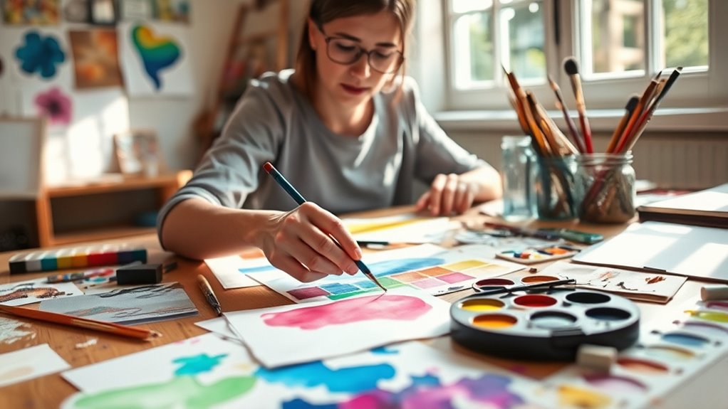 start art therapy regularly