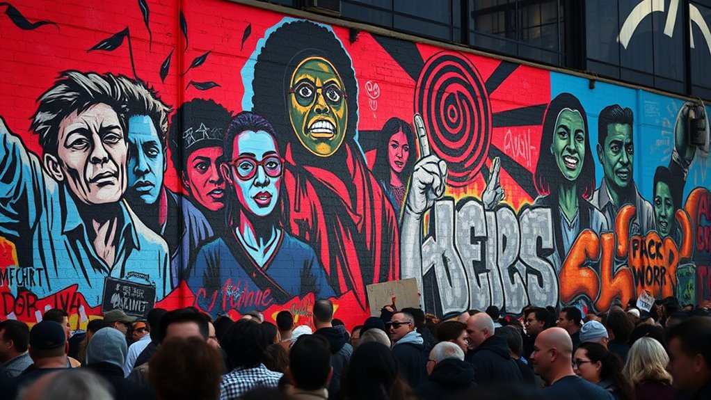street art promotes awareness and change
