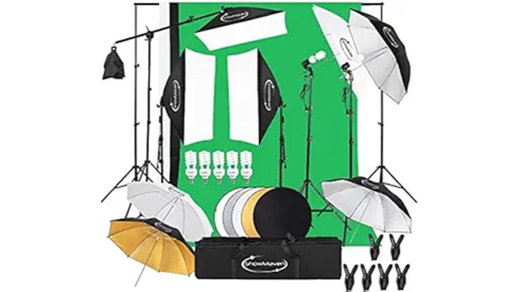 studio lighting equipment set