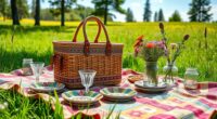 stylish and functional picnic baskets