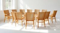 stylish sustainable bamboo chairs