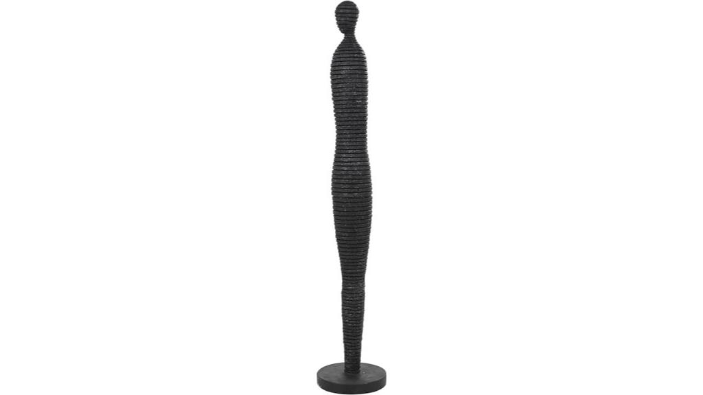 tall slim polystone sculpture