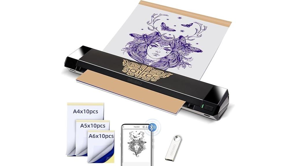 tattoo stencil printer x8