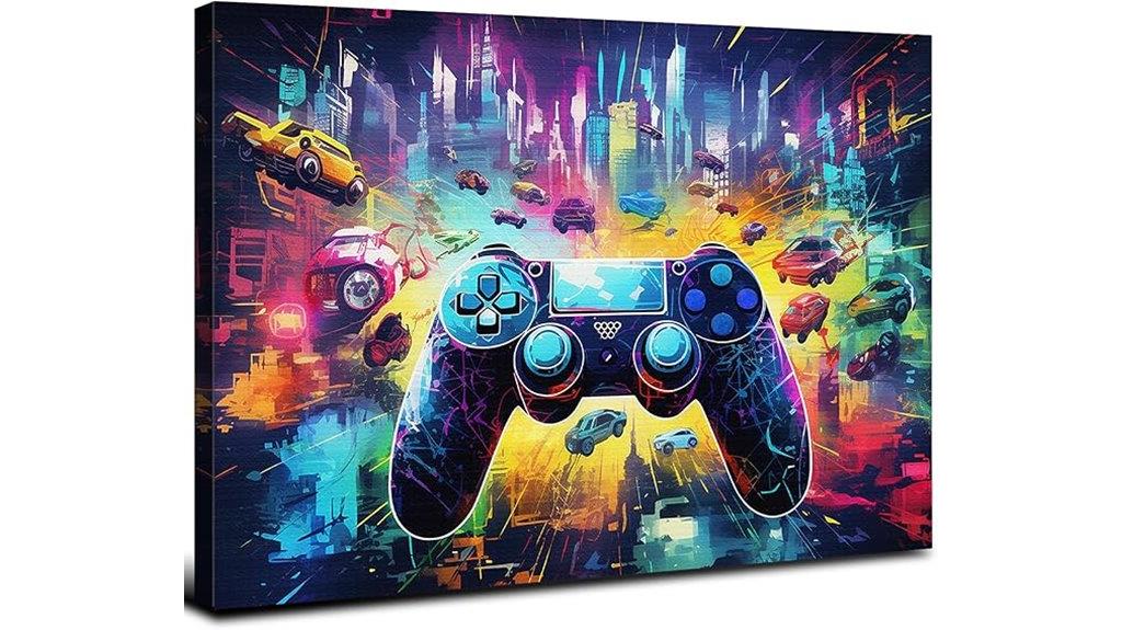 teen gaming wall art