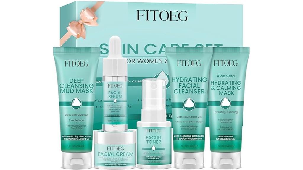 teen girl travel skincare set