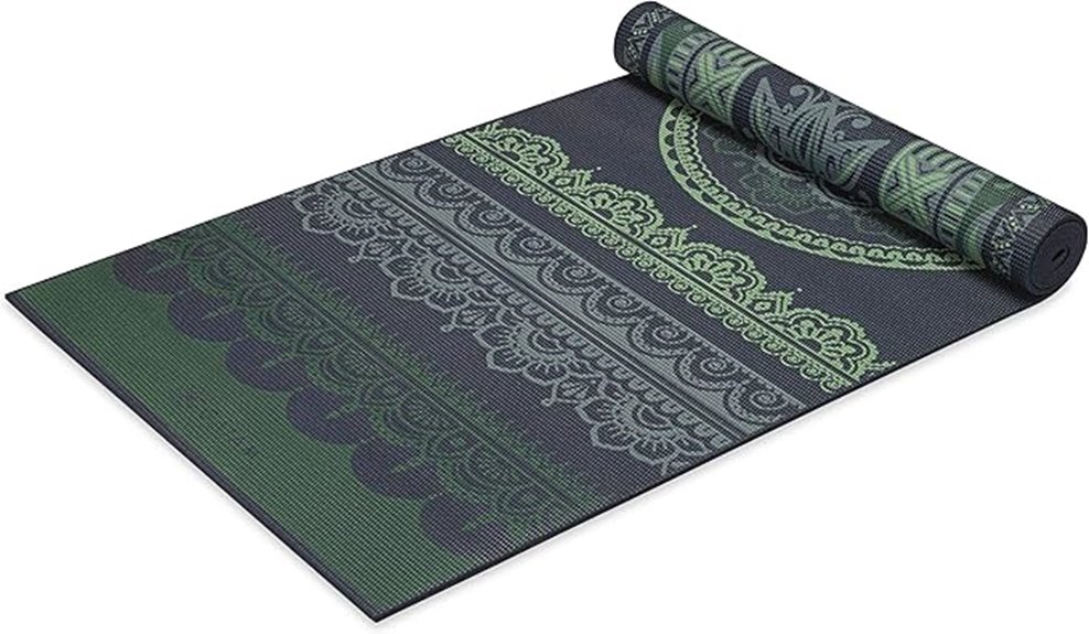 thick reversible non slip yoga mat