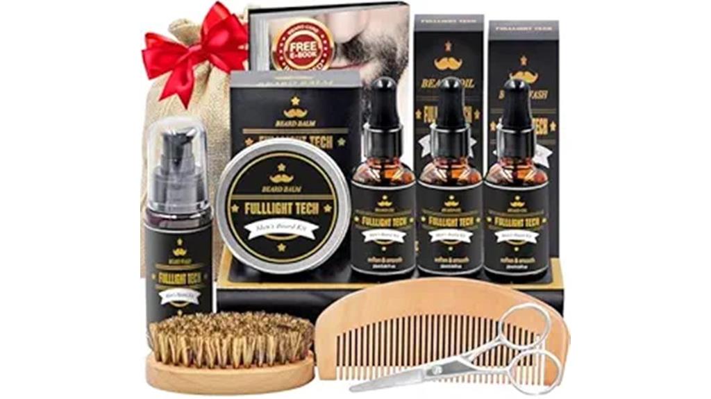 three piece beard grooming set