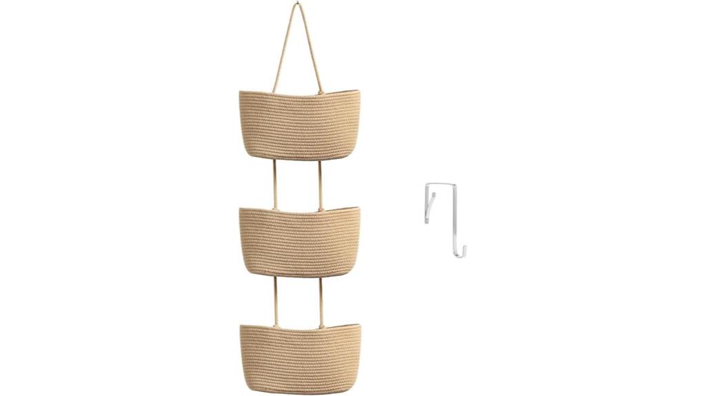 three tier cotton organizer