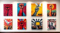 top 14 activist art canvases