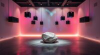 top art installation sound systems