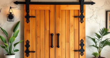 top boho barn door hardware
