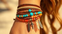 top boho stack bracelets