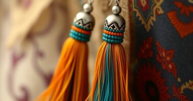 top boho tassel earrings