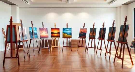 top high end art easels