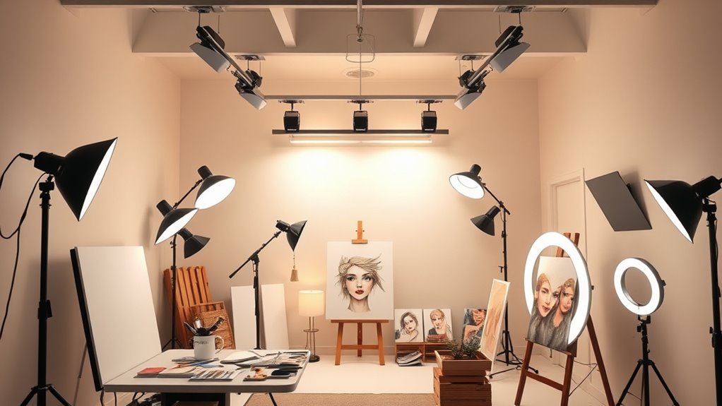 top quality artist lighting kits