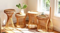 top rattan side tables