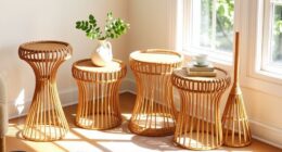 top rattan side tables
