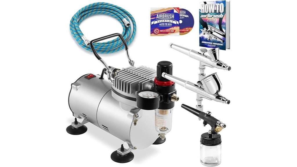 triple airbrush kit bundle