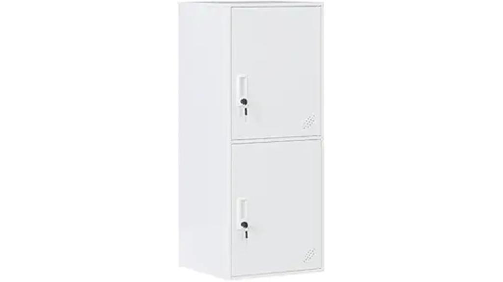 two door lockable storage